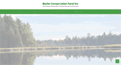 Desktop Screenshot of butlerconservationfund.org